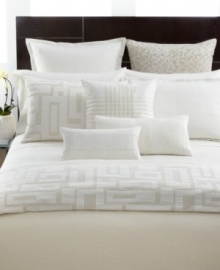 Slip into simplicity. Refined and elegant, the European quilted sham mixes subtle detailing with rich textures to claim the focus of your room. The eye-catching geometric pattern and calm coloring brings a wave of peace into your oasis. Slip into simplicity. Refined and elegant, the European quilted sham mixes subtle detailing with rich textures to claim the focus of your room. The eye-catching geometric pattern and calm coloring brings a wave of peace into your oasis.