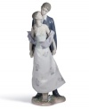 Capture the breathtaking magic of a romantic moment with this lovingly crafted figurine from Lladró. Stands 9.75 tall.