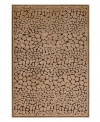 A refined animal print makes a stylish statement, suffusing your space with a touch of the exotic. Designed for easy care and long-lasting wear, this striking area rug from Surya will maintain its plush texture even in high-traffic areas.