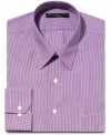 Punch up your office look with the fresh berry tones of this Geoffrey Beene dress shirt.