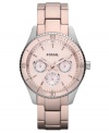 Feminine hues prettify this structured Stella collection watch from Fossil.