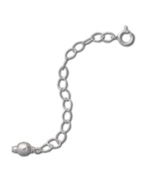 Is your favorite necklace a little too snug? Make it the perfect length with Giani Bernini's versatile necklace chain extender. Matches perfectly with all sterling silver necklaces. Simply add to any chain clasp. Approximate length: 2 inches. Is your favorite necklace a little too snug? Make it the perfect length with Giani Bernini's versatile necklace chain extender. Matches perfectly with all sterling silver necklaces. Simply add to any chain clasp. Approximate length: 2 inches.