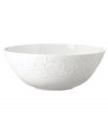 An elegant white-on-white dinnerware pattern featuring an embossed vine motif and interior glaze, the Opal Innocence Carved collection of dinnerware and dishes gets your table set for refined dining every day. Qualifies for Rebate