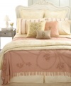 In a cotton weave with organza accents, this cream bedskirt is an elegant complement to The Imperial collection.