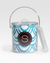 A double-walled Lucite container makes an ideal poolside or dinner table attraction. Simply remove the personalized insert for easy cleaning. Includes lid and tongs 10H X 6 diam. Hand wash ImportedFOR PERSONALIZATION Select a quantity, then scroll down and click on PERSONALIZE & ADD TO BAG to choose and preview your monogramming options. Please allow 2 weeks for delivery.