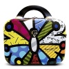 For the art enthusiast, and someone who appreciates the bold patterns and colors that are trademarks of Romero Britto's artwork. This is a must have luggage set for the trendy traveler. This light weight, hard-side collection is durable, and splashed with world renowned pop artist Romero Britto's trendy patterns.