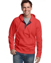 This hoodie from Club Room is a cool, casual layer for your laid-back look. (Clearance) This hoodie from Club Room is a cool, casual layer for your laid-back look. (Clearance)