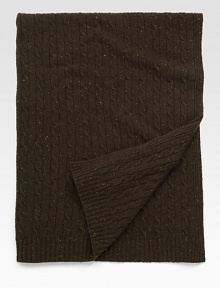 Utterly soft cashmere is woven with a classic braided design in a substantial, six-ply design. 56 X 72CashmereDry cleanImported Utterly soft cashmere is woven with a classic braided design in a substantial, six-ply design. 56 X 72CashmereDry cleanImported