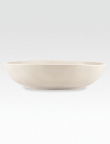 Yet another easy, elegant collection from Donna Karan, now designed for your home in organically shaped, matte-glazed stoneware. From the Casual Luxe CollectionStoneware13.5 diam.109 oz.Dishwasher- and microwave-safeImported Yet another easy, elegant collection from Donna Karan, now designed for your home in organically shaped, matte-glazed stoneware. From the Casual Luxe CollectionStoneware13.5 diam.109 oz.Dishwasher- and microwave-safeImported