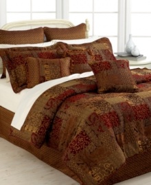 Utterly opulent, this Galleria boudoir decorative pillow from Croscill boasts a combination of paisley, damask, diamond and lattice motifs woven with chenille and metallic yarns. Beaded tassels and twist cord accents complete the Victorian look. Utterly opulent, this Galleria boudoir decorative pillow from Croscill boasts a combination of paisley, damask, diamond and lattice motifs woven with chenille and metallic yarns. Beaded tassels and twist cord accents complete the Victorian look.