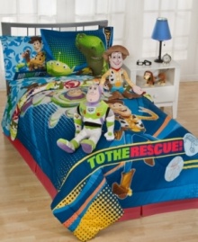 Blast off into the night with Buzz from Disney's Toy Story. The ultimate sleepover buddy, this cuddly pillow pal makes bedtime impossibly fun. Blast off into the night with Buzz from Disney's Toy Story. The ultimate sleepover buddy, this cuddly pillow pal makes bedtime impossibly fun.
