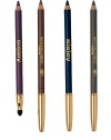 Add intensity to your eyes, dressing them with iridescent, metallic or matte highlights. Unique moulded texture with maximum pearl particle content enhances shiny metallic highlights while oils and waxes guarantee quick, easy, glide-on application. Its firm lead lets you draw precise, long-lasting lines, yet is gentle on delicate eyelids. Suitable for sensitive eyes and contact lens wearers. 0.05 oz. 