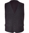 Dashing and quite simply dandy, Rag & Bones tailored waistcoat guarantees an elegant edge to your outfit - V-neckline, button-down front, flap pockets - Tailored fit - Team with everything from blazers and jeans, to matching trousers and crisp button-downs