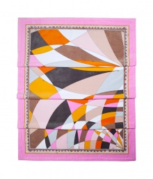 Luxuriate in the sun with this retro-chic Pucci-printed towel - Multicolor geometric print cotton towel - Perfect for poolside style or beach-ready fun in the sun Luxuriate in the sun with this retro-chic Pucci-printed towel - Multicolor geometric print cotton towel - Perfect for poolside style or beach-ready fun in the sun