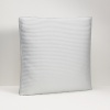 Inspired by the soothing reflections of water, Mirrors is transformed into a textural weave of tonal blues and aquas. The clean lines of the duvet harmonize with the geometric jacquard design. Tailored and modern, the silken touch and dimensional embroidery on decorative pillows add luxurious detail to this sophisticated collection.