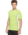 See and be seen. These Puma workout shirts with USP moisture management feature sleek and silvery reflective trim so you'll always get noticed. (Clearance)