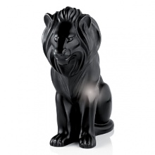 In 1987, a satin crystal feline joins Lalique vast animal kingdom: a majestic and vigorous lion, king of the jungle, symbol of power and will. His name, Bamara, means lion in an African dialect. In 2009, Lalique re-imagines this piece in black crystal. In 1987, a satin crystal feline joins Lalique vast animal kingdom: a majestic and vigorous lion, king of the jungle, symbol of power and will. His name, Bamara, means lion in an African dialect. In 2009, Lalique re-imagines this piece in black crystal.