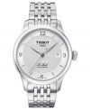 Complement your finest suits with this classically styled automatic watch from Tissot's Le Locle collection.