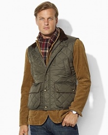A sleek topper for when the temperature begins to drop, the Epson Quilted Vest is finished with luxe moto-inspired detailing for a modern edge. A sleek topper for when the temperature begins to drop, the Epson Quilted Vest is finished with luxe moto-inspired detailing for a modern edge.