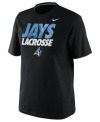 Catch this training shirt by Nike featuring the Johns Hopkins Blue Jays and score the winning goal!