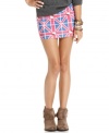 Pledge your allegiance to Hello Kitty in a bandeau skirt that flaunts a super bright -- and totally fun -- Brit-loving print!