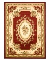 As rich in tone as it is in tradition, this classic area rug from Safavieh is set in warm reds bursting with bouquets of lifelike blossoms. Encapsulating the beauty and detail of time-honored European designs, this rug is crafted from soft polypropylene for modern convenience when it comes to care.