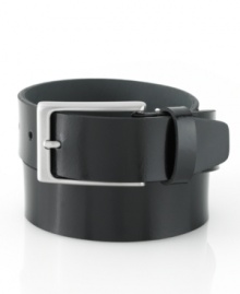 Double your options with this reversible belt from Hugo Boss. Double your options with this reversible belt from Hugo Boss.