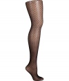 Decorated with dainty dots, Fogals sheer stockings set a sweet foundation for countless looks - Sheer, allover dot pattern, comfortable stretch waistband, cotton gusset, invisible heel and toe - Perfect for wearing with modern-vintage dresses