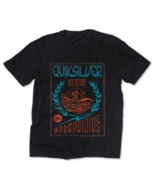A logo T-shirt from Quiksilver that proclaims the glories of the boardriding lifestyle. A logo T-shirt from Quiksilver that proclaims the glories of the boardriding lifestyle.