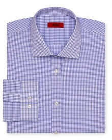 Power up your office attire with a handsome dress shirt from HUGO, featuring a light color palette and a modern fit. Power up your office attire with a handsome dress shirt from HUGO, featuring a light color palette and a modern fit.