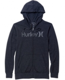 There's only one. This Hurley logo hoodie is all set to hit the streets. There's only one. This Hurley logo hoodie is all set to hit the streets.