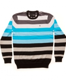 Stripe your style. This look from Hurley is a bold look for the season. Stripe your style. This look from Hurley is a bold look for the season.