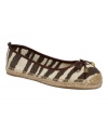 Safari style runs the length of the stylishly classic Meg espadrille flats by MICHAEL Michael Kors.