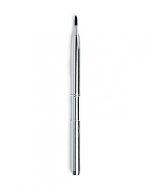The flat, tapered shape of this brush allows precise application. Its long handle makes it easy to use and convenient for purse portability. The flat, tapered shape of this brush allows precise application. Its long handle makes it easy to use and convenient for purse portability.