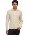 Get cozy, look stylish in this mock neck sweater from Kenneth Cole New York.