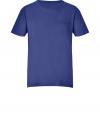 Better than your average basic, this stylish hand-dyed tee from Marc by Marc Jacobs will amp up your casual look - Crew neck, short sleeves, slim fit, side vents, slight high-low hem - Pair with straight leg jeans, chinos, or corduroys