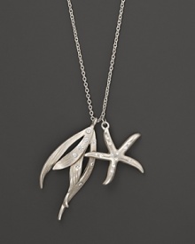 Organic and sensual, India Hicks' Starfish and Fishtail pendant evokes the beauty of island living. Organic and sensual, India Hicks' Starfish and Fishtail pendant evokes the beauty of island living.
