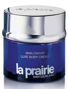 Uncover the ultimate lifting and firming of La Prairie Skin Caviar Luxe Cream. Unprecedented levels of Caviar Extracts, AHAs, exclusive cellular complex and unique sea proteins can transform your skin, visibly and instantly. Skin is hydrated and pampered Elasticity intensifies Creates youth-like radiance 5.2 oz. Made in Switzerland Uncover the ultimate lifting and firming of La Prairie Skin Caviar Luxe Cream. Unprecedented levels of Caviar Extracts, AHAs, exclusive cellular complex and unique sea proteins can transform your skin, visibly and instantly. Skin is hydrated and pampered Elasticity intensifies Creates youth-like radiance 5.2 oz. Made in Switzerland