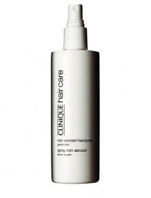 A fine, clear mist to give gentle, flexible control without stiffness or build-up. 8.45 fl. oz. A fine, clear mist to give gentle, flexible control without stiffness or build-up. 8.45 fl. oz.
