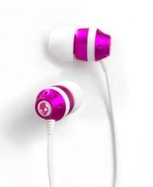 Adorn your ear holes with these fierce ear buds from Skullcandy. Available in a range of colors. these loud little headphones sound just as good as they look – what more can you ask for?