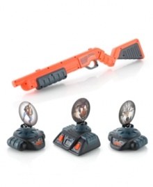 Take aim at serious fun with this shooting gallery set from Interactive Concepts. Take aim at serious fun with this shooting gallery set from Interactive Concepts.