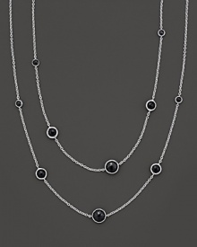 From the Rock Candy® collection, sterling silver necklace in onyx. Designed by Ippolita. From the Rock Candy® collection, sterling silver necklace in onyx. Designed by Ippolita.