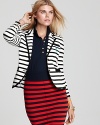 Juicy Couture Shrunken Striped Blazer