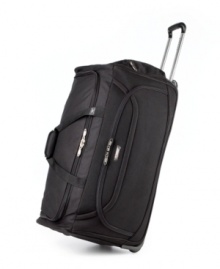 A best bet for the jet set, this full-featured duffel from Delsey is built for today's traveler. Incredibly spacious and feather light, it helps you make the most out of your trip with a customizable, more-than-roomy packing area for all of your on-the-go essentials. 10-year limited warranty. (Clearance) A best bet for the jet set, this full-featured duffel from Delsey is built for today's traveler. Incredibly spacious and feather light, it helps you make the most out of your trip with a customizable, more-than-roomy packing area for all of your on-the-go essentials. 10-year limited warranty. (Clearance)