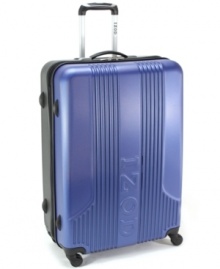 The glide of your life! Shake up the way you see this world with this quick-gliding spinner that moves in whatever direction life takes you with grace & ease. An expandable hardside construction packs in more and protects more, while a book-style opening offers two compartments for organization on the go. The glide of your life! Shake up the way you see this world with this quick-gliding spinner that moves in whatever direction life takes you with grace & ease. An expandable hardside construction packs in more and protects more, while a book-style opening offers two compartments for organization on the go.