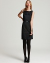 The classic LBD goes ladylike luxe with this kate spade new york ponte dress. A flirty bow detail and waist-cinching belt lend refined elegance.