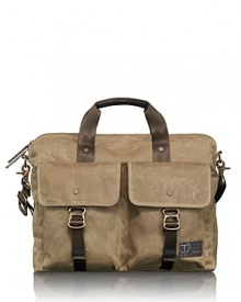 Engineered in wax-coated cotton canvas for lightweight travel with major durability, the Tumi T-Tech Icon collection offers understated designs that translate effectively into professional and relaxed environments alike. With a handsome silhouette, the brief boasts excellent organization pockets that store all your everyday essentials. Engineered in wax-coated cotton canvas for lightweight travel with major durability, the Tumi T-Tech Icon collection offers understated designs that translate effectively into professional and relaxed environments alike. With a handsome silhouette, the brief boasts excellent organization pockets that store all your everyday essentials.