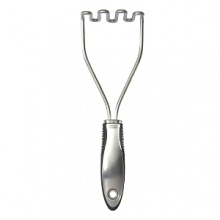 OXO International's Potato Masher features a sturdy, stainless steel wire head and a cushioned handle that absorbs pressure while you mash. This tool is not just for potatoes! Try mashing yams, carrots, or other root vegetables, or make homemade baby food by mashing apples or bananas. OXO International's Potato Masher features a sturdy, stainless steel wire head and a cushioned handle that absorbs pressure while you mash. This tool is not just for potatoes! Try mashing yams, carrots, or other root vegetables, or make homemade baby food by mashing apples or bananas.