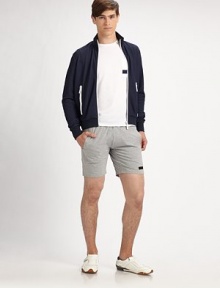 Perfect for workouts or traipsing around town, this lightweight jersey-knit short is designed in a classic fit for maximum comfort.Drawstring elastic waistFront slash pocketsInseam, about 1090% cotton/10% elastaneMachine washImported Perfect for workouts or traipsing around town, this lightweight jersey-knit short is designed in a classic fit for maximum comfort.Drawstring elastic waistFront slash pocketsInseam, about 1090% cotton/10% elastaneMachine washImported