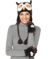 These creature comforts have got you covered. Adorable trapper hat in critter designs with decorative details and pom poms. Part of our new & exciting one-stop gift shop. Fun. Magical. Finds. Ready to give.